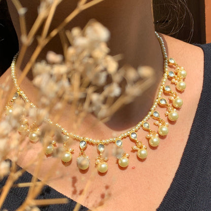 Pearl Kundan Necklace