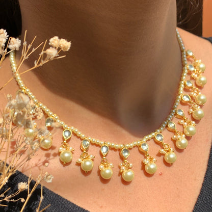 Pearl Kundan Necklace