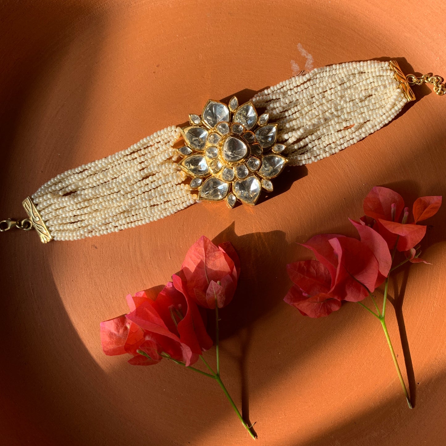 Statement Lotus Bracelet