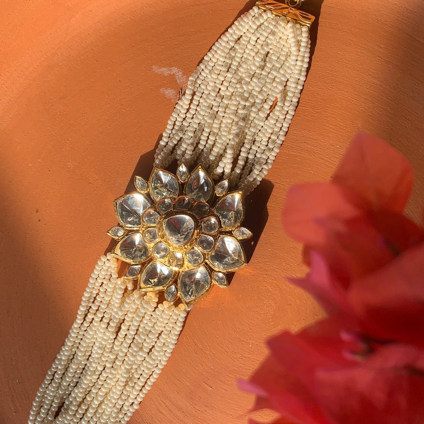 Statement Lotus Bracelet