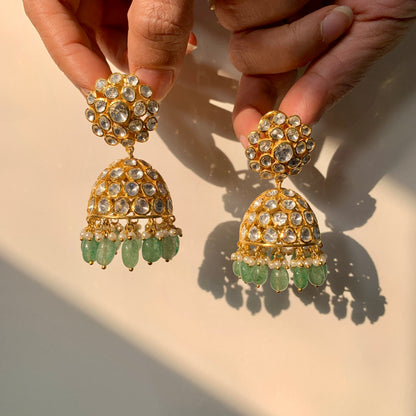 Classic Floral Jhumkis