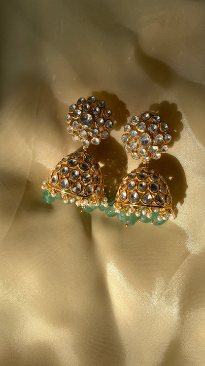 Classic Floral Jhumkis