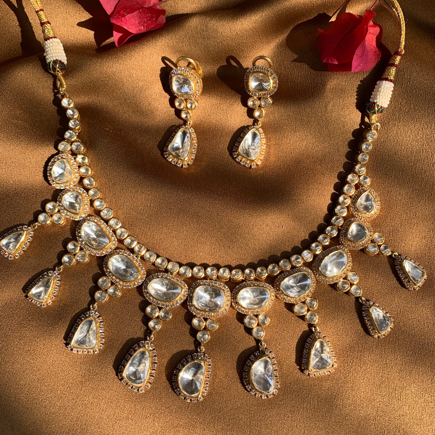 Bridal Polki Necklace Set