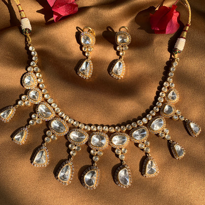 Bridal Polki Necklace Set