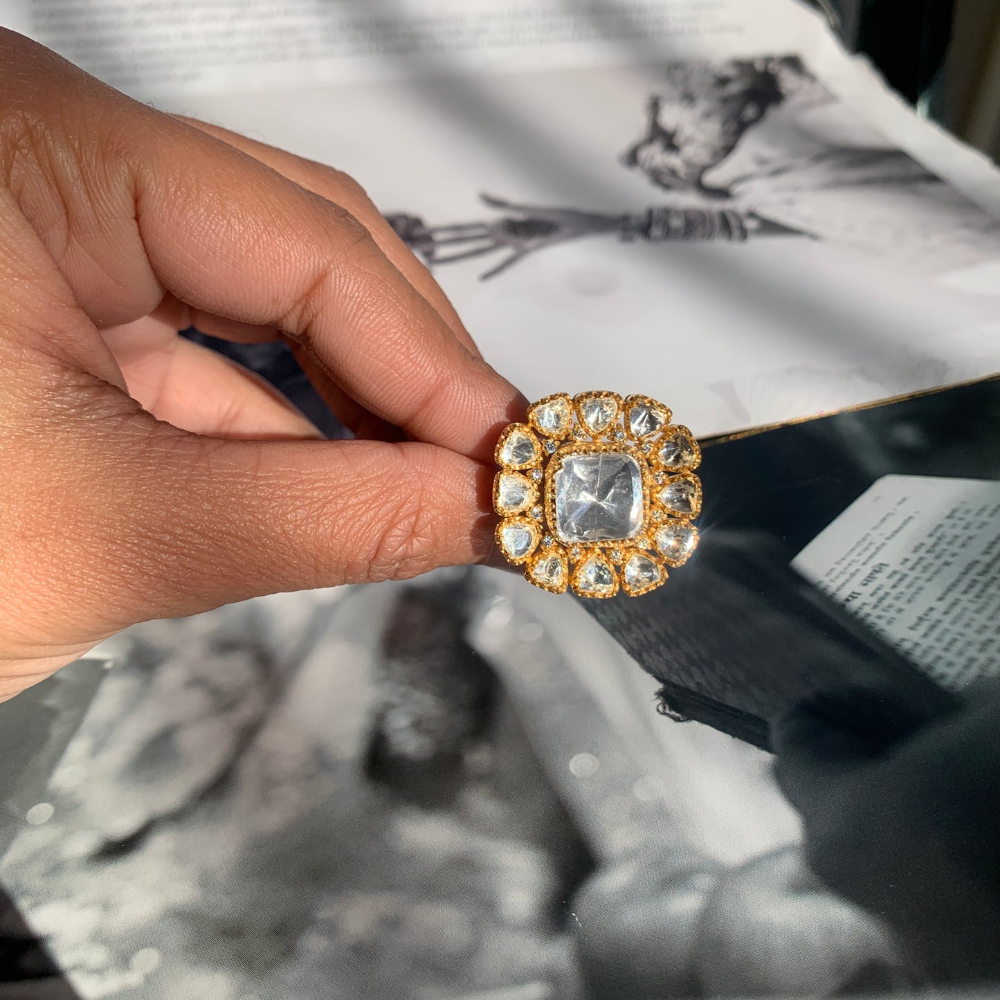 Royal Polki Ring