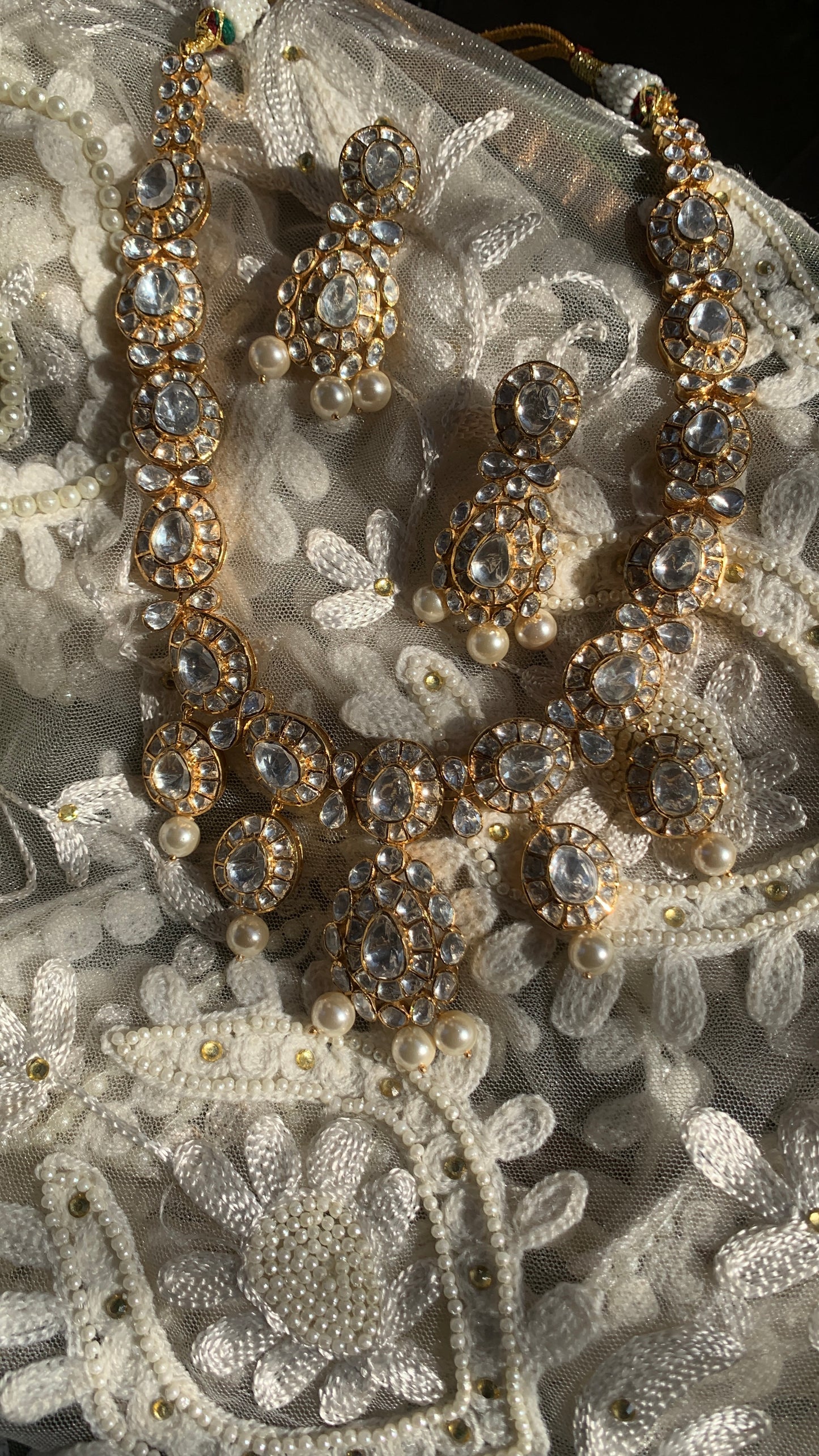 Bridal Polki Necklace Set