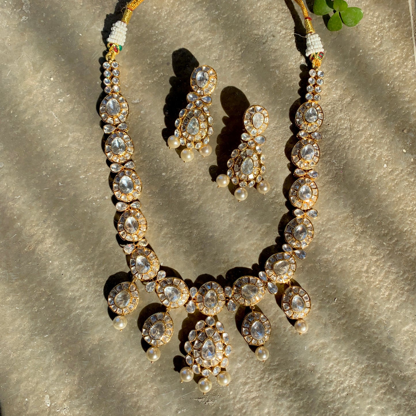 Bridal Polki Necklace Set