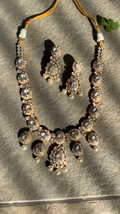 Bridal Polki Necklace Set