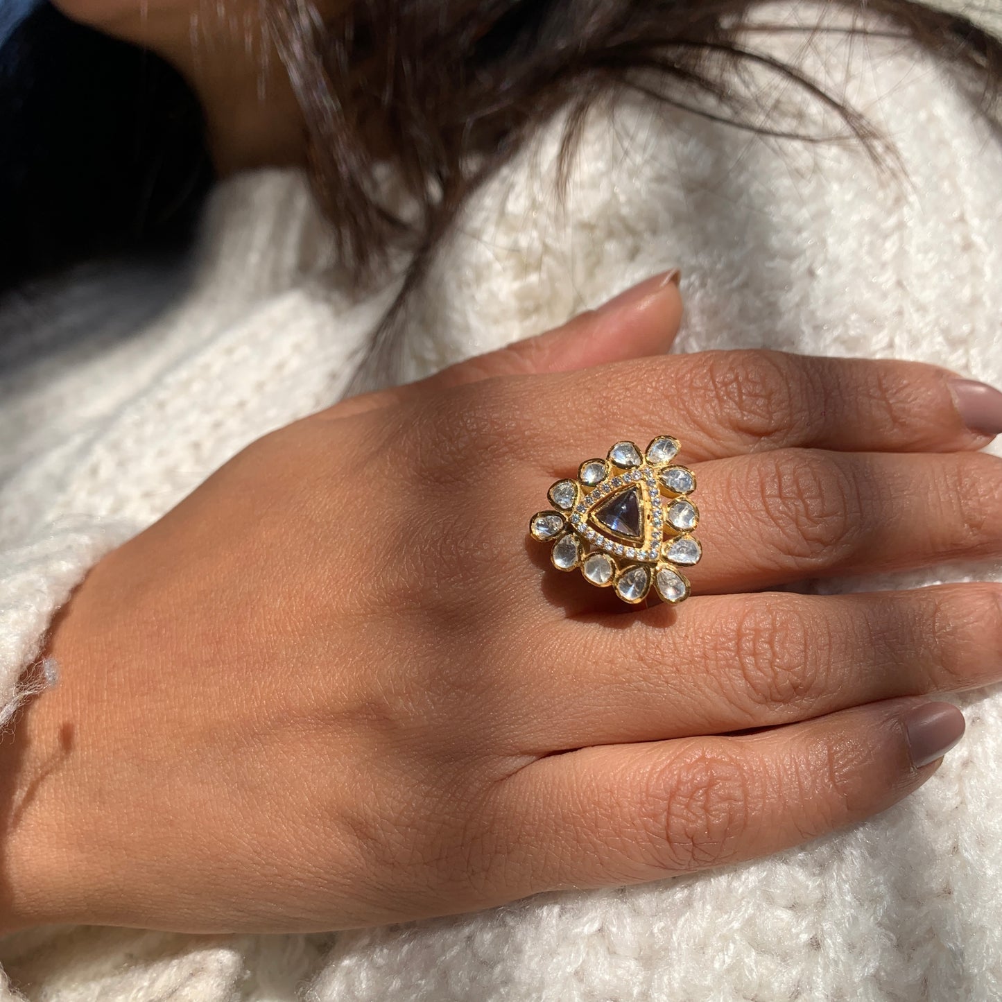 Sitaara Polki Ring