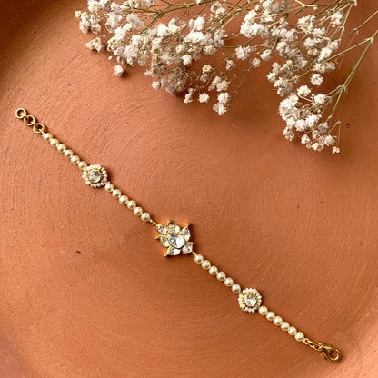 Nala Floral Polki Bracelet