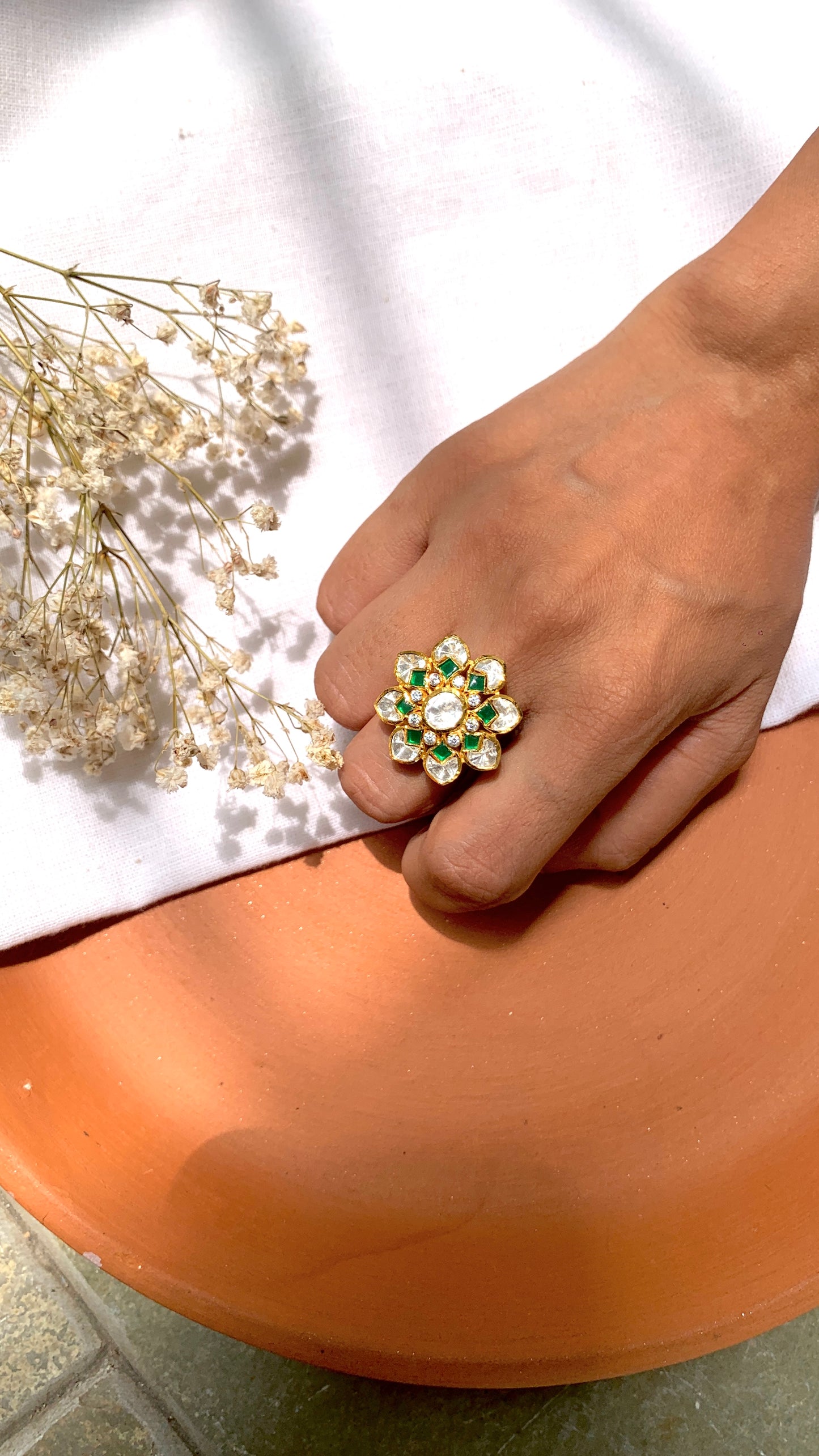 Rayah Polki Ring