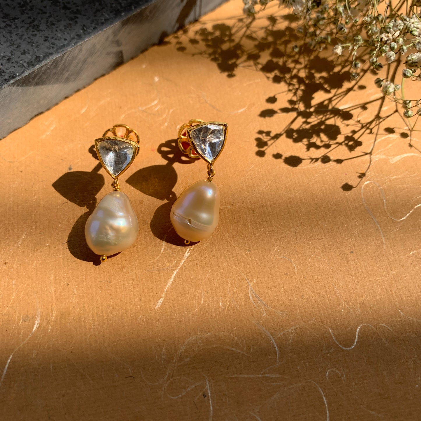 Baroque Polki Earrings
