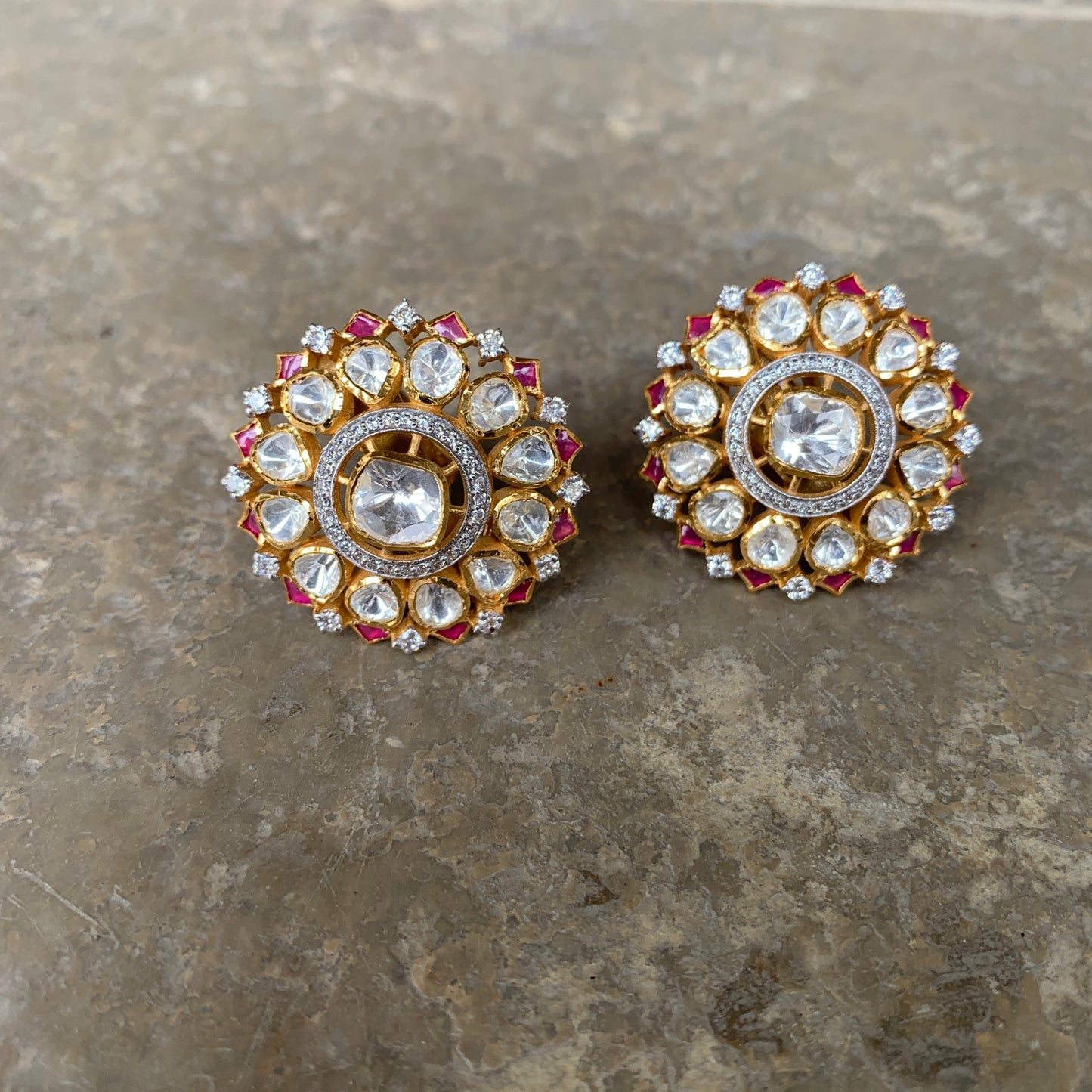 Ruby Polki Earrings
