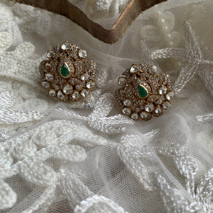 Delicate Polki Earrings