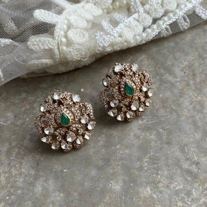 Delicate Polki Earrings