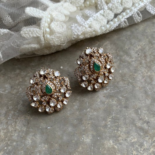 Delicate Polki Earrings