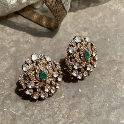 Delicate Polki Earrings