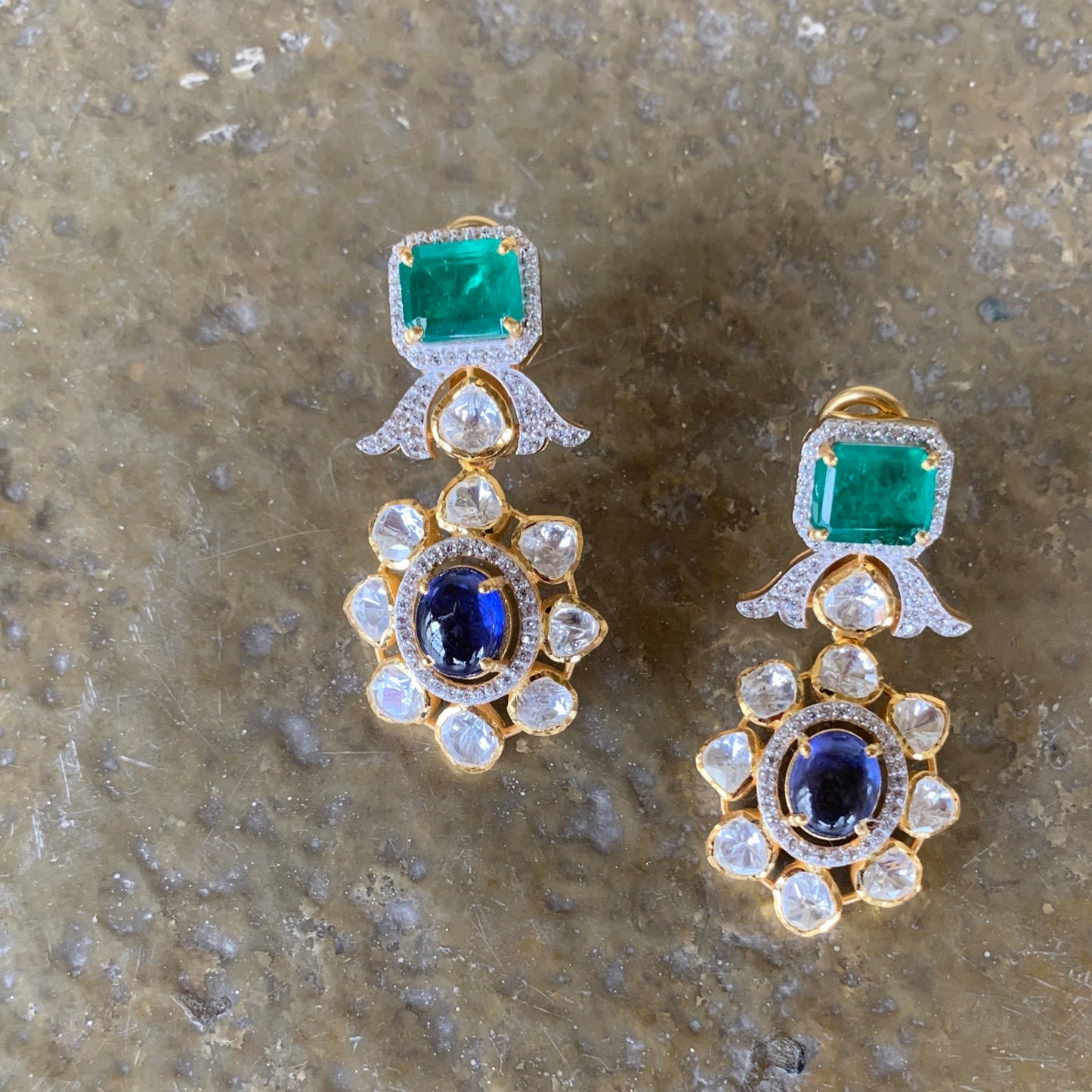 Statement Polki Earrings