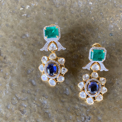 Statement Polki Earrings