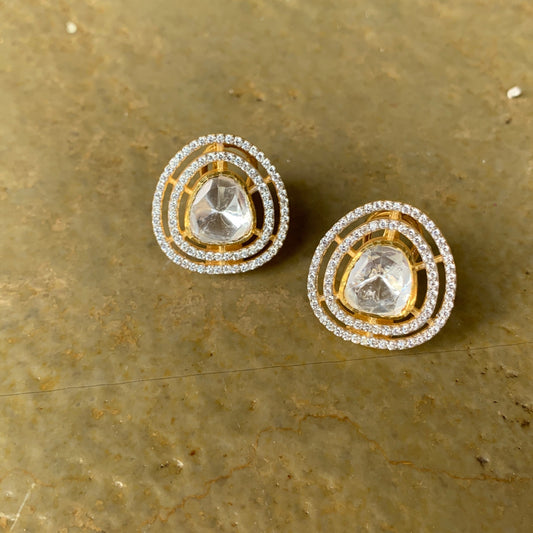 Polki Studs