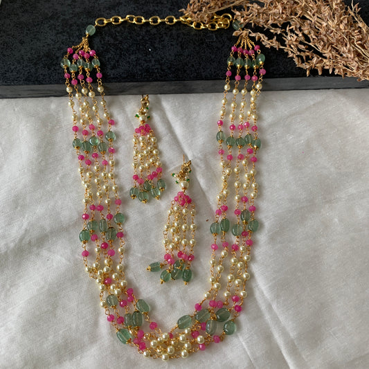 Delicate Multicolor Mala Set