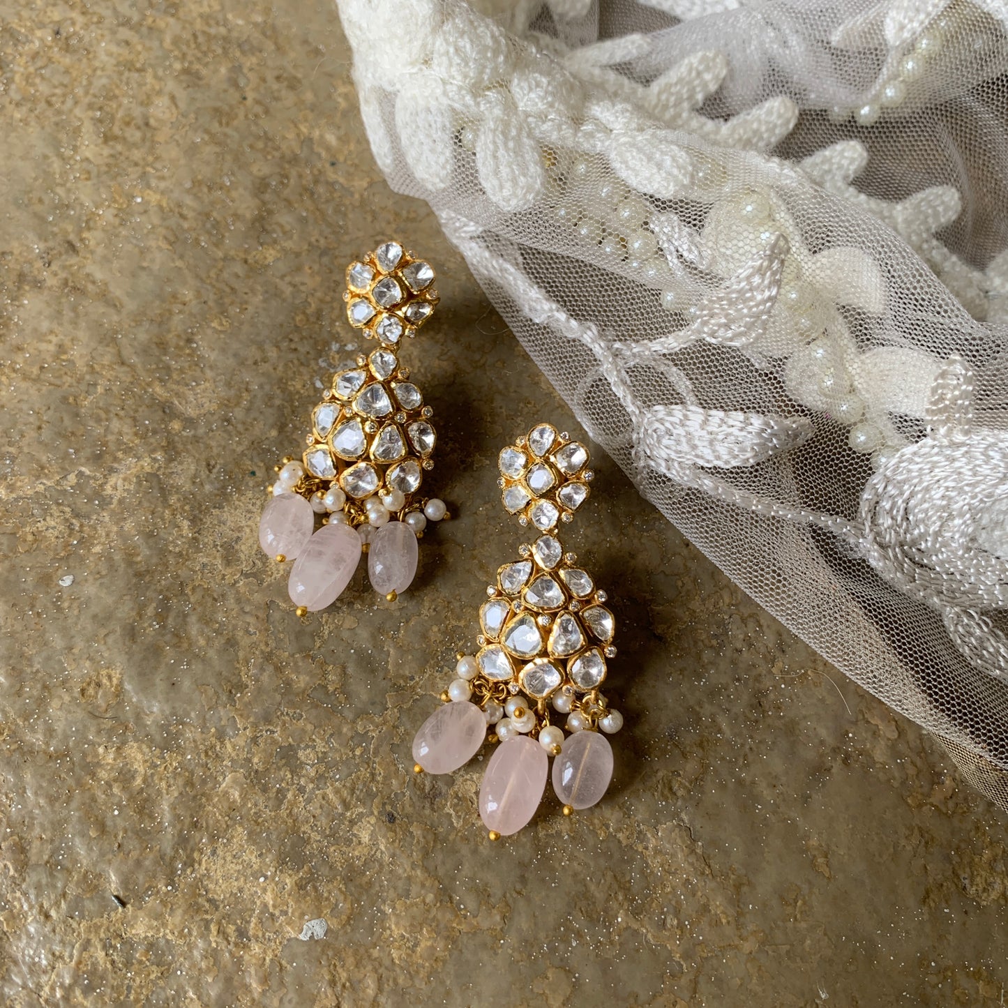 Pastel Polka Chandbali