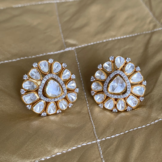 Statement Polki Earrings