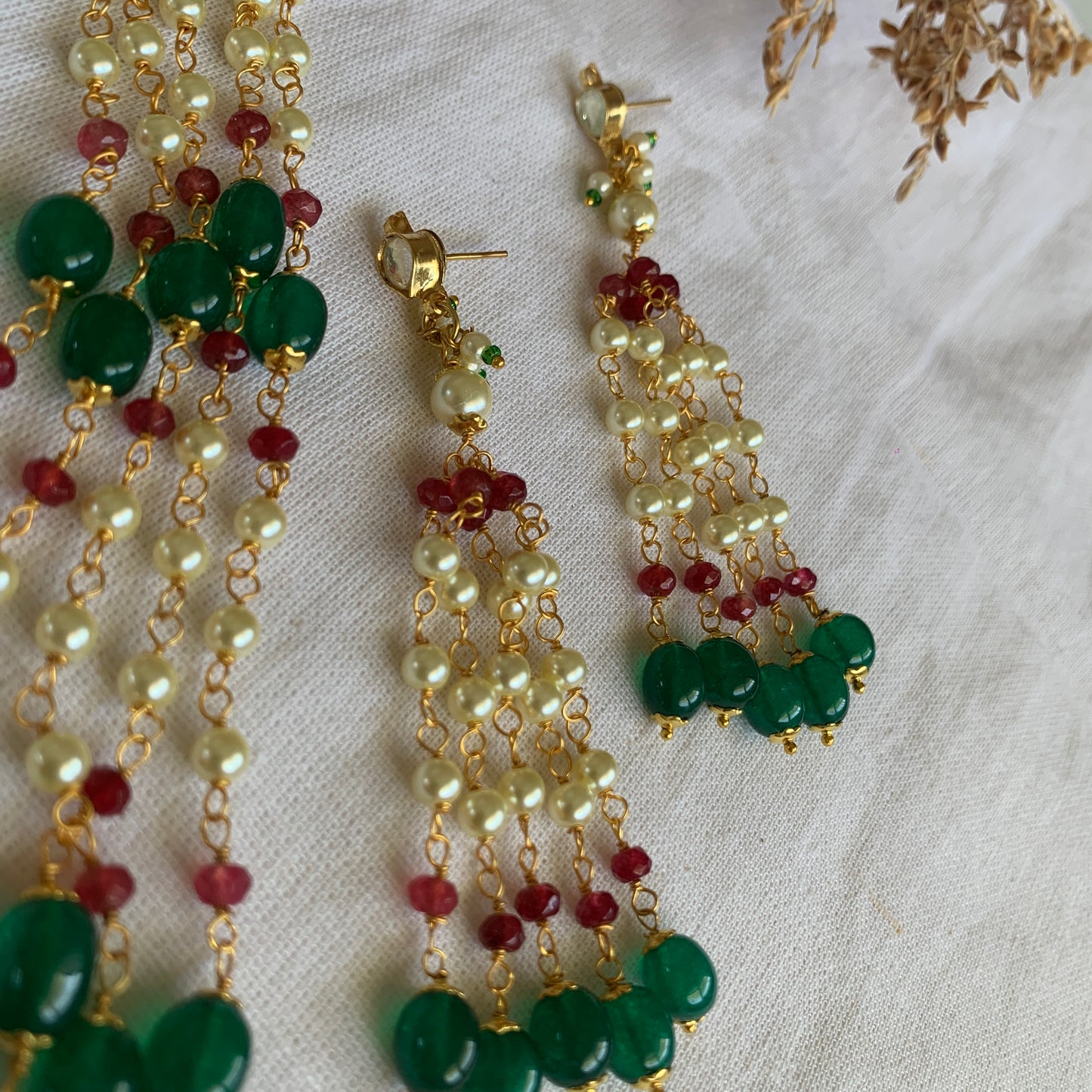 2 color long mala set