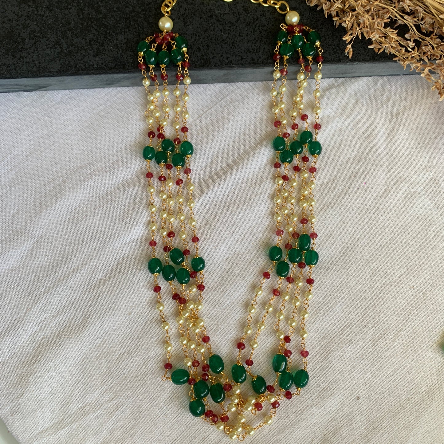 2 color long mala set