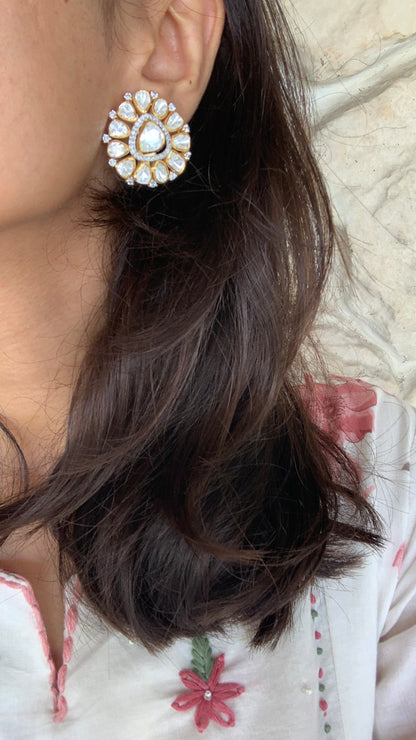 Statement Polki Earrings