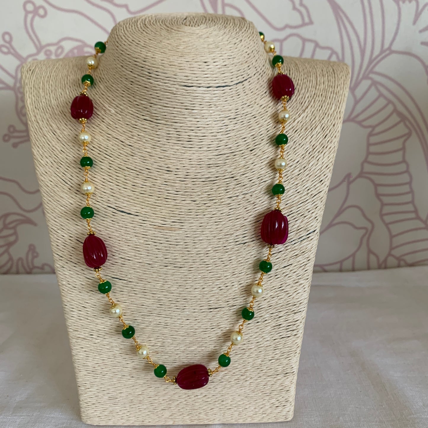 Red Stones Mala