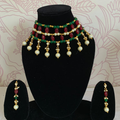 Double Line Choker Set