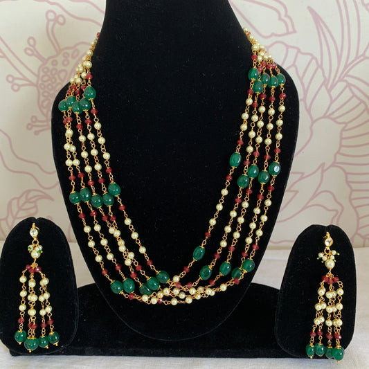 2 color long mala set