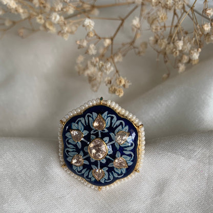 Firoza Polki Ring