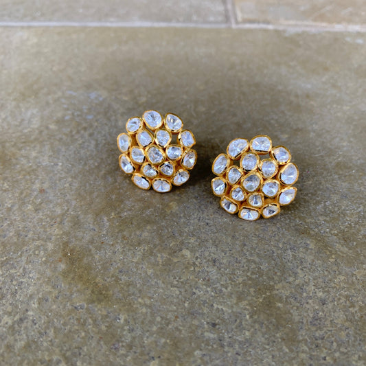 Statement Polki Studs