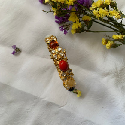 Navratan Polki Bangle