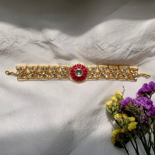 Ruby Polki Bracelet
