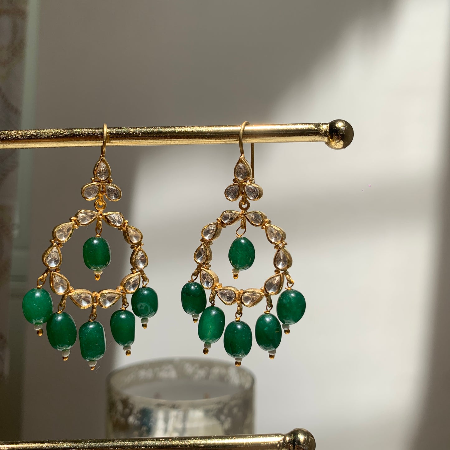 Emerald Orai Danglers