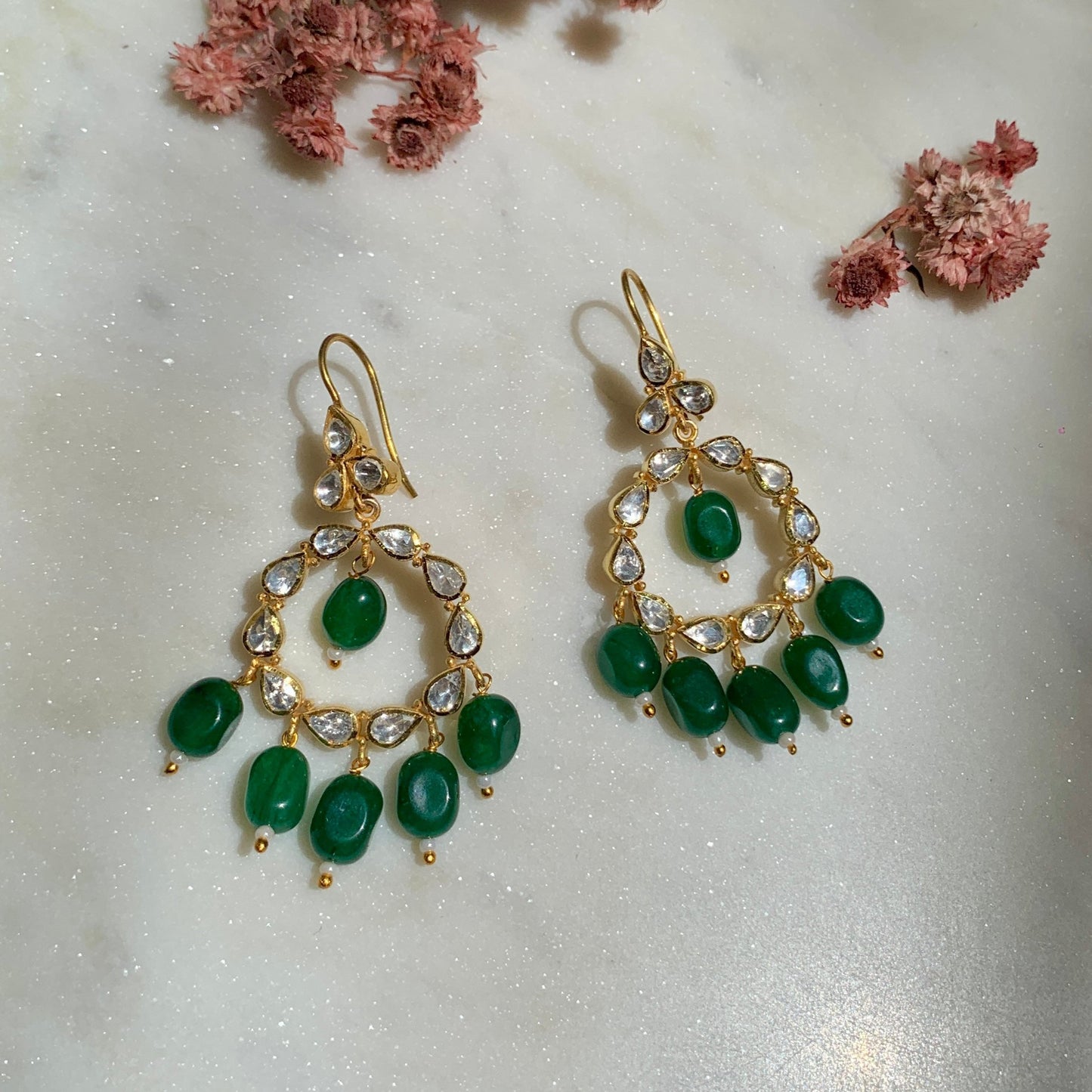 Emerald Orai Danglers
