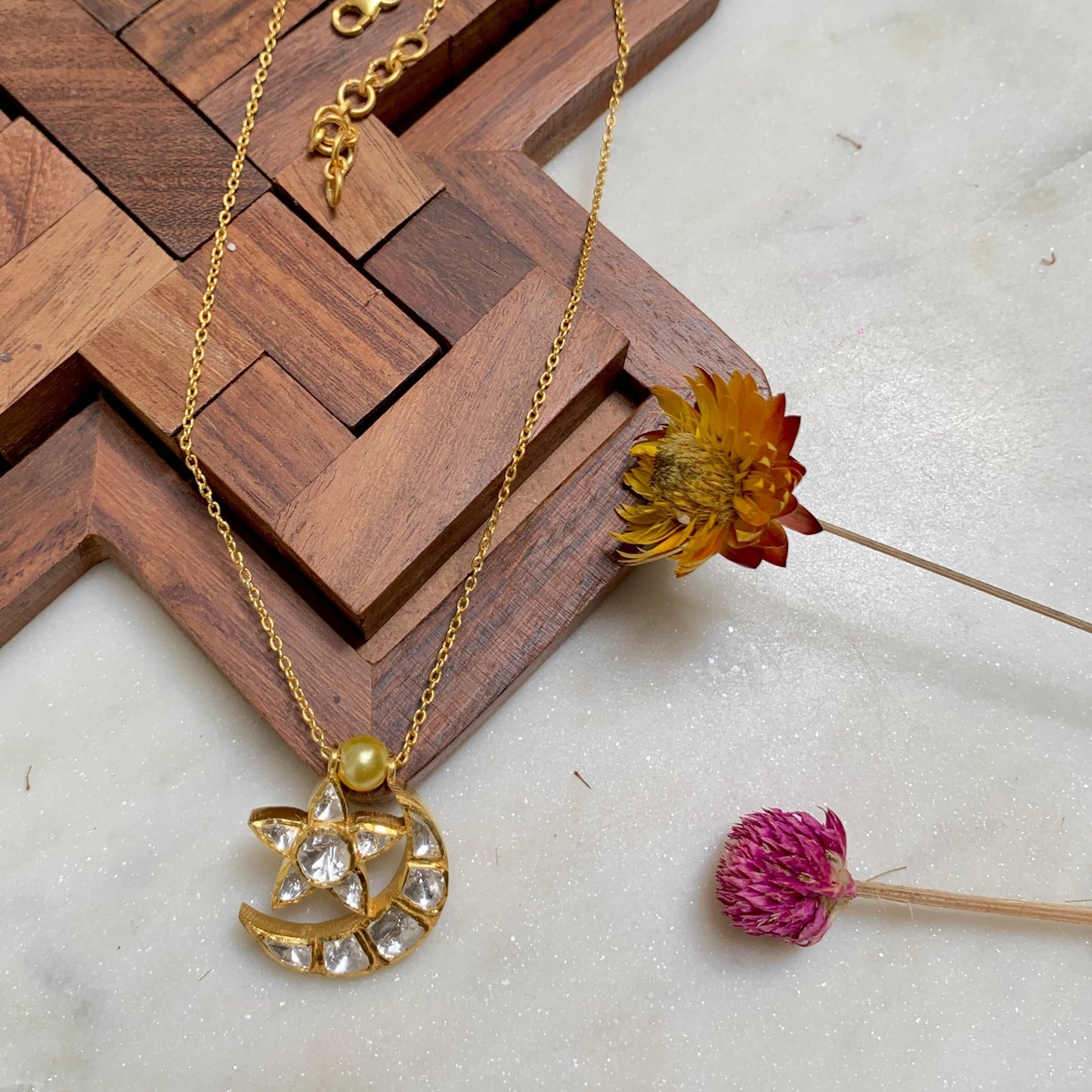 Chand Polki Pendant