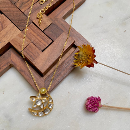 Chand Polki Pendant