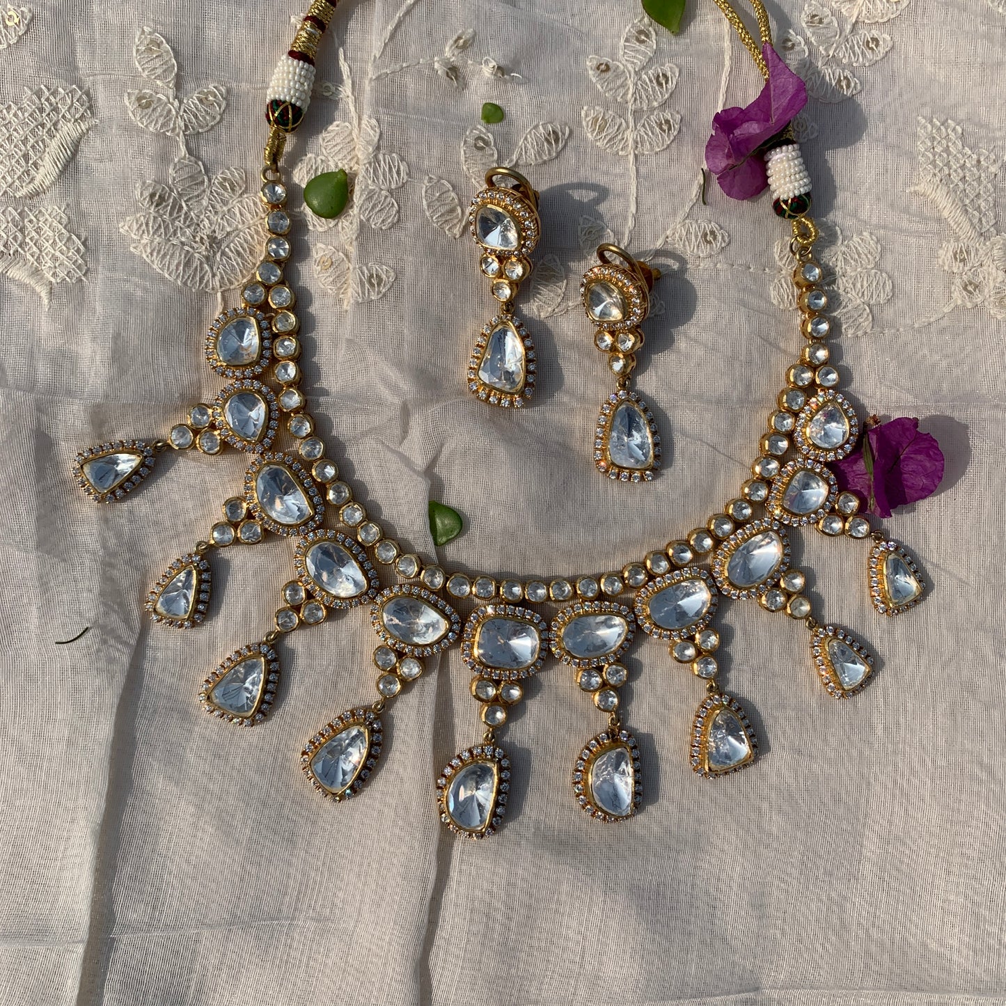 Bridal Polki Necklace Set