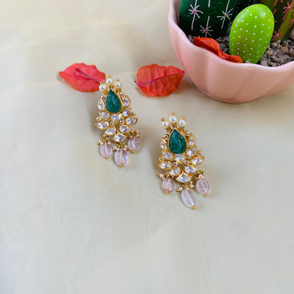 Malika Polki Earrings