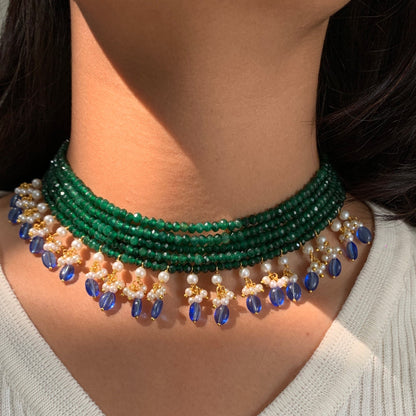 Blue Drops Choker