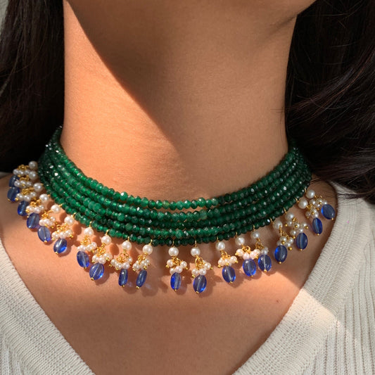 Blue Drops Choker