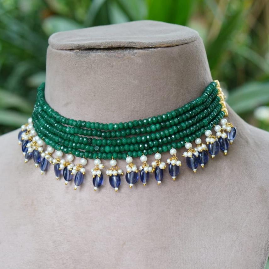 Blue Drops Choker