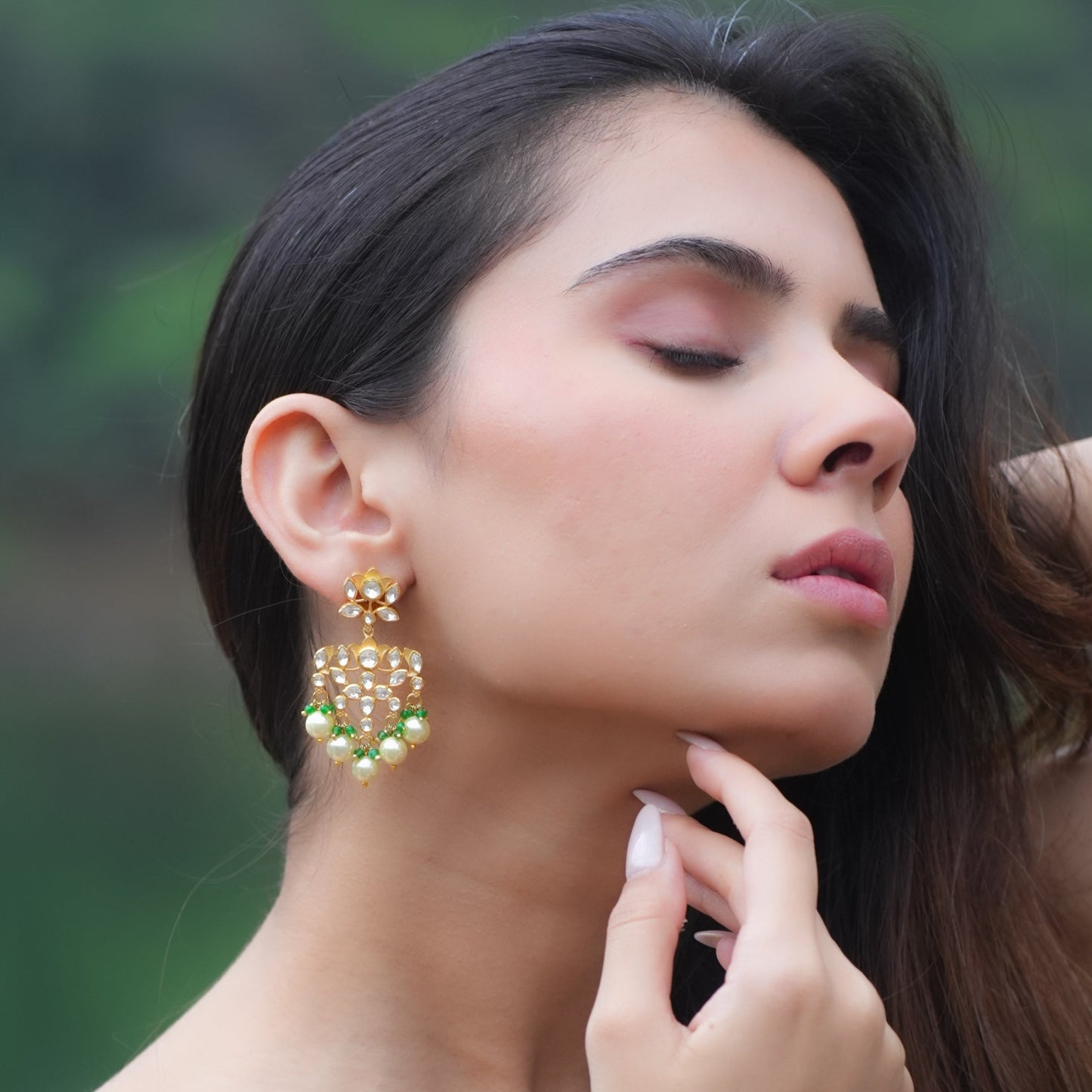 Dina Polki Earrings