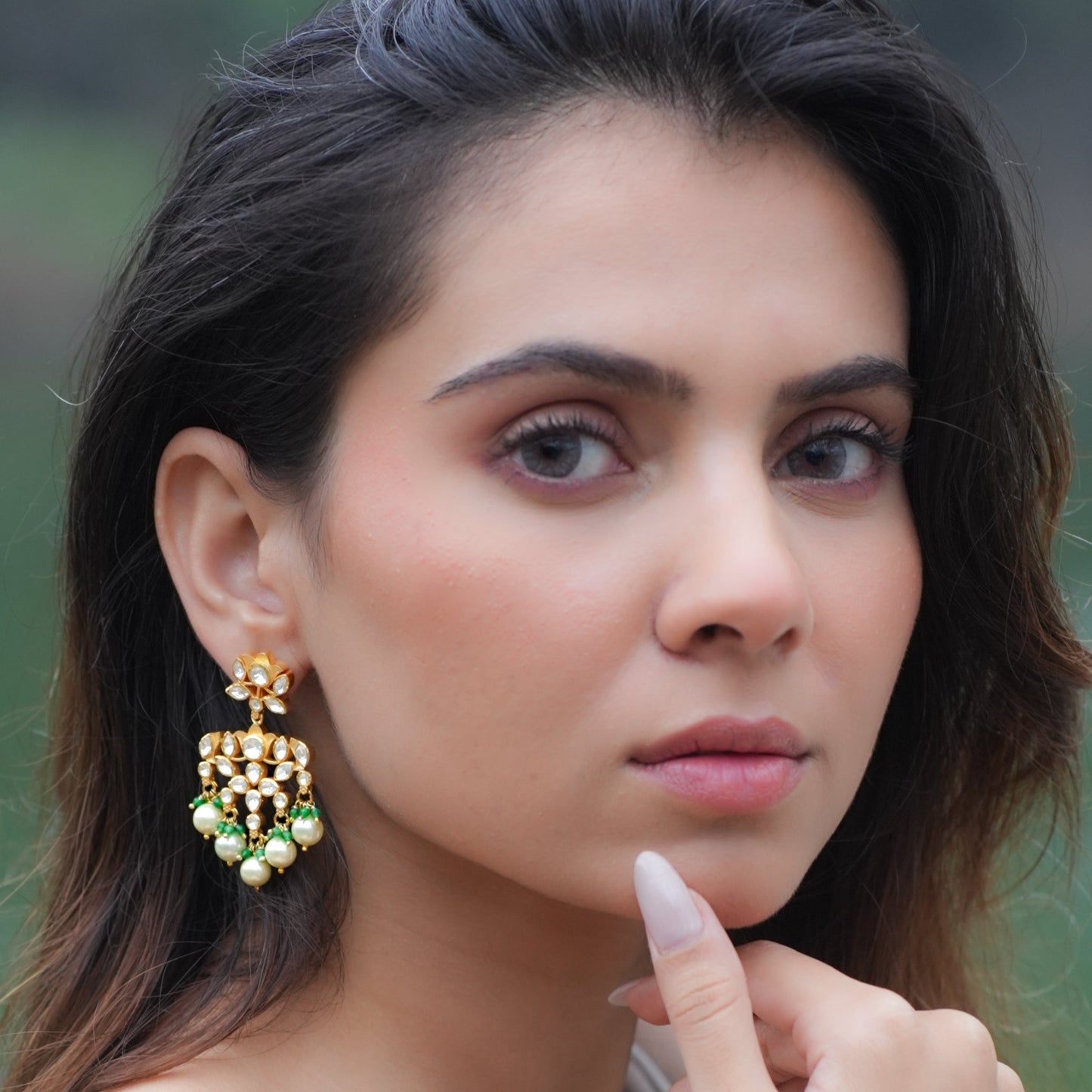 Dina Polki Earrings