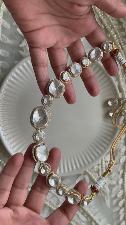 Statement Polki Necklace Set