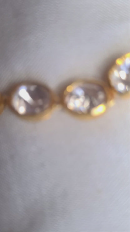 Single Line Polki Necklace set